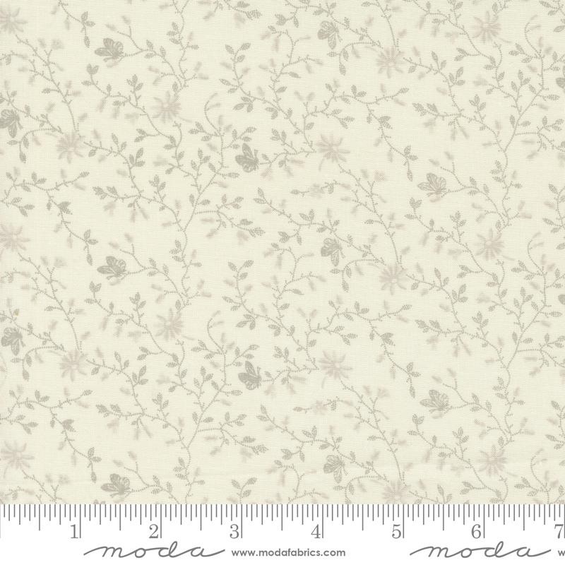 3 Sisters Favorites Vintage Linens Papillion Bramble Small Floral Porcela Beige 3 Sisters Moda Cotton Fabric