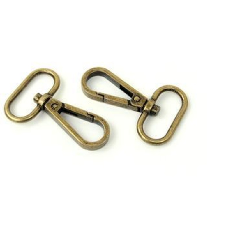 1" Swivel Hooks 2/pkg-AntiqueBrass STS139A