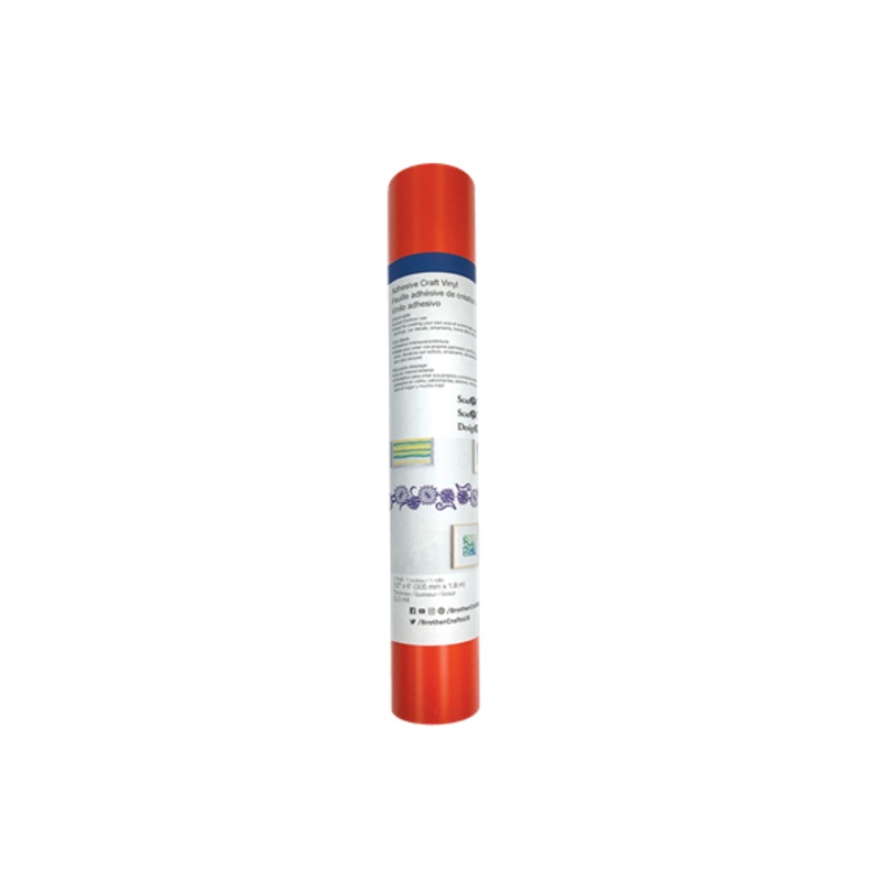 12"x6 ft - Adhesive Craft Vinyl - ORANGE