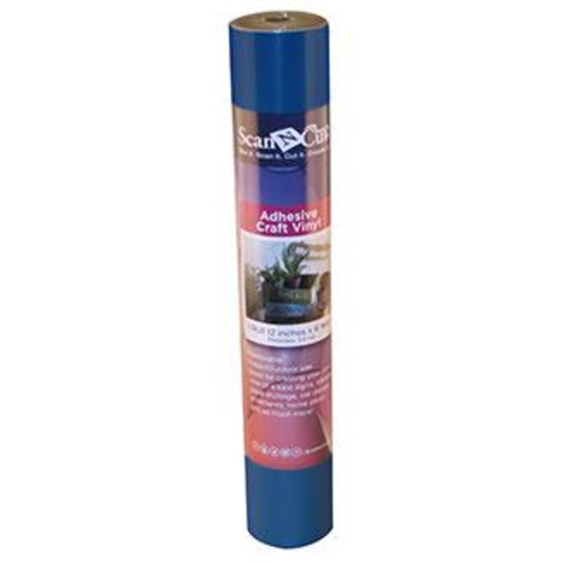 12"x6 ft - Adhesive Craft Vinyl - BLUE