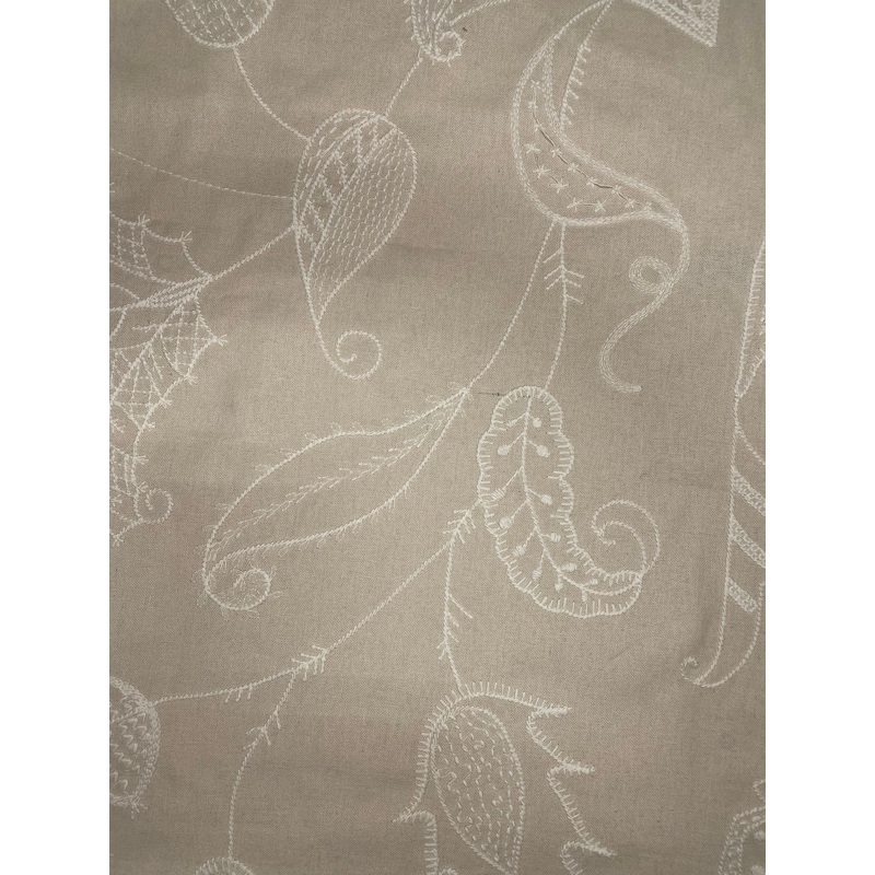 Opal Coast Blanc Drapery Fabric by Ralph Lauren