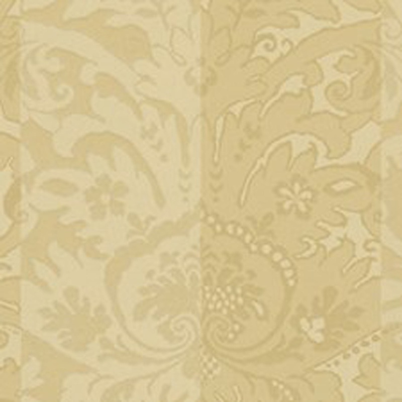 Delano Stripe CL Tea Single Roll of Wallpaper  by Ralph Lauren