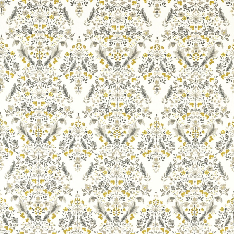 Clarke & Clarke Gawthorpe Charcoal Fabric