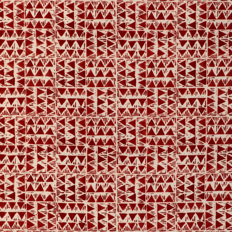 Lee Jofa Yampa Print Ruby Fabric