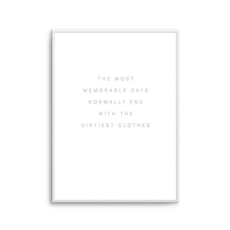 Most Memorable Days Art Print