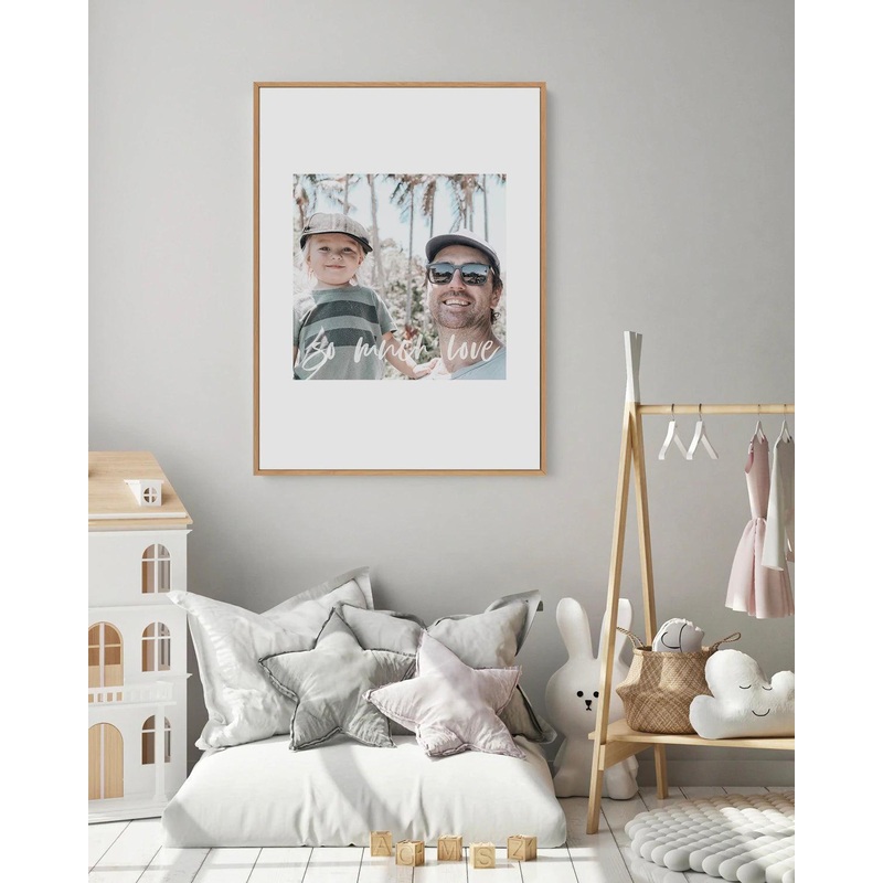 So Much Love | Custom Photo Design | Framed Canvas Art Print