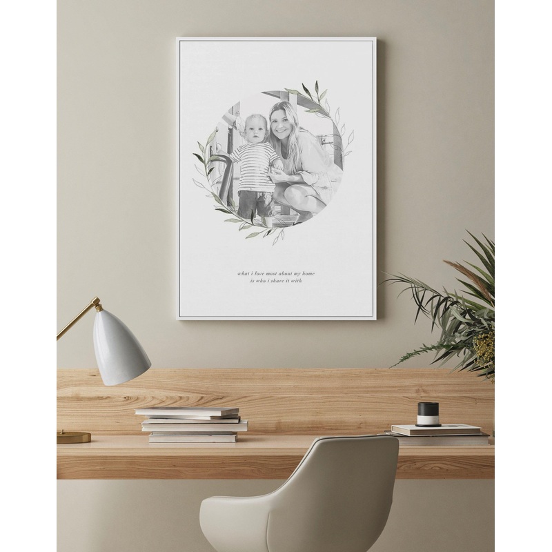 What I Love | Custom Photo Design | Framed Canvas Art Print