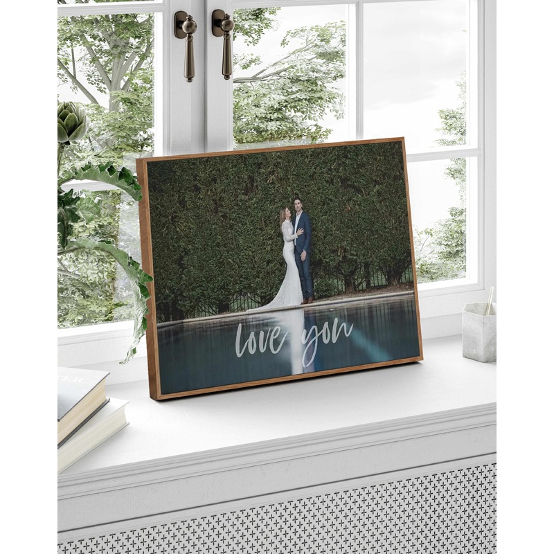 Your Photo & Text Artwork | Framed Canvas Art Print