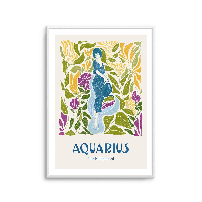 Aquarius By Jenny Liz Rome Art Print