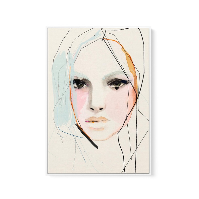 Blanche by Leigh Viner | Framed Canvas Art Print