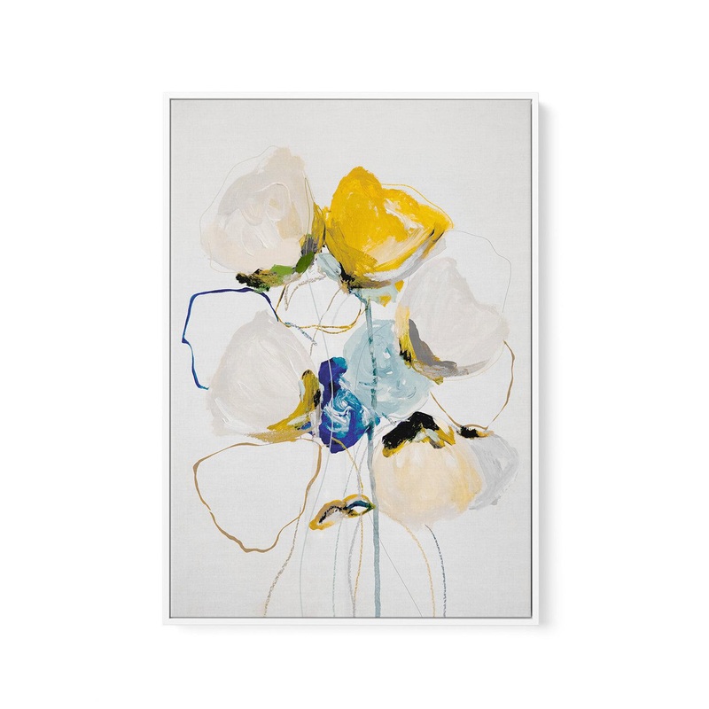 Bloom by Leigh Viner | Framed Canvas Art Print