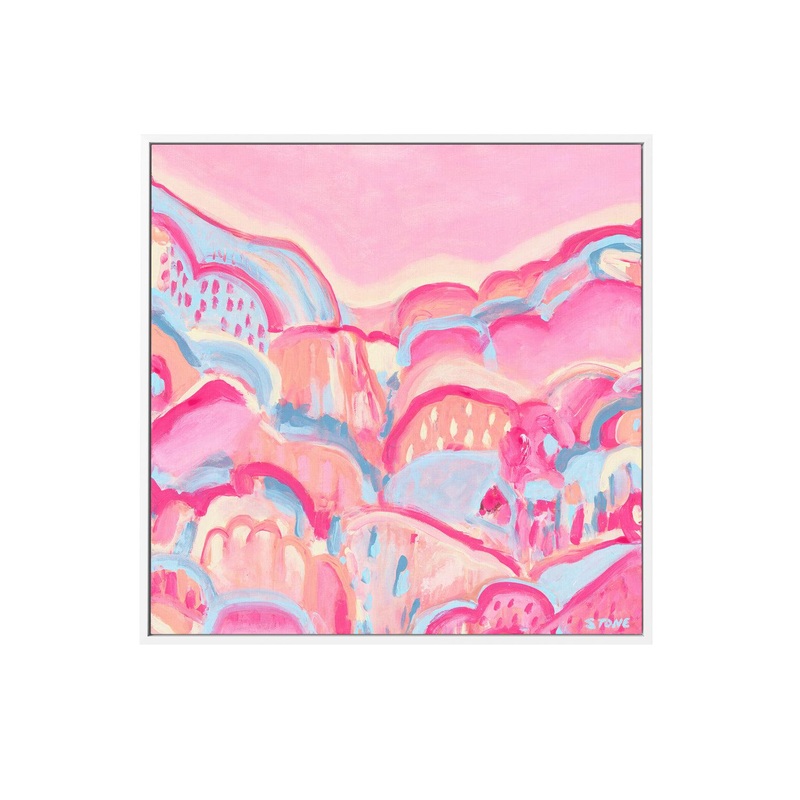 Miami Bliss by Belinda Stone | Framed Canvas Art Print