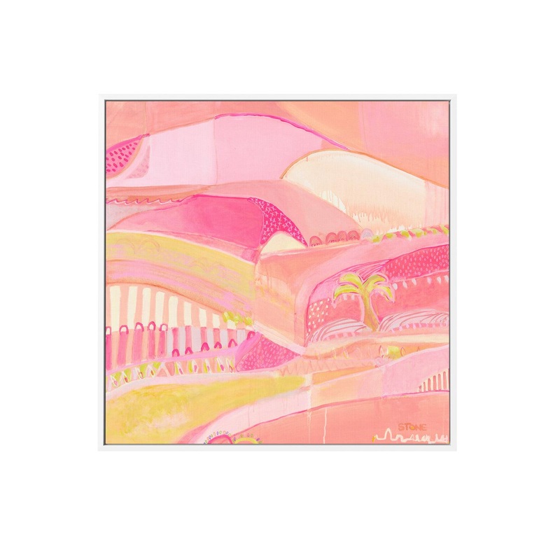 Palm Cove by Belinda Stone | Framed Canvas Art Print