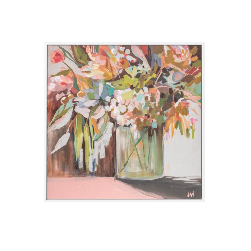 Soft Landing by Jenny Westenhofer | Framed Canvas Art Print