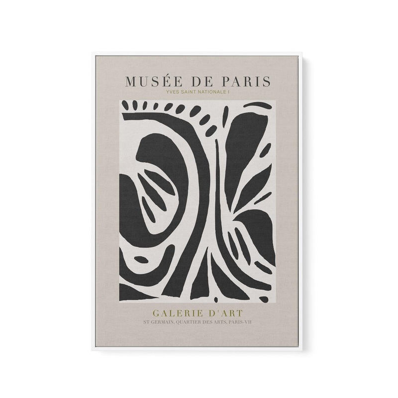 Yves Saint Nationale I | Framed Canvas Art Print