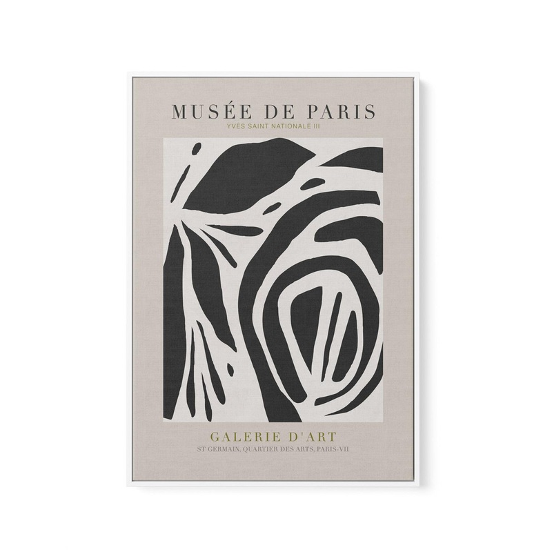 Yves Saint Nationale III | Framed Canvas Art Print