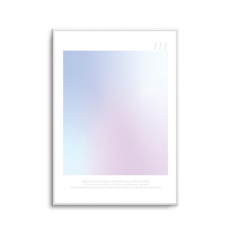 Angel Number 111 Art Print