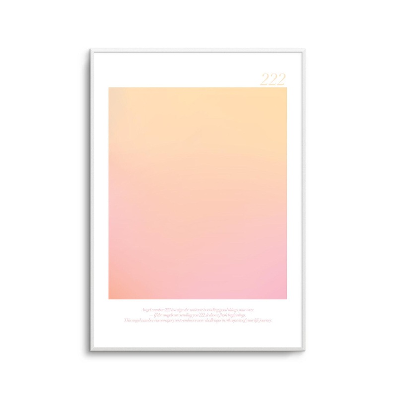 Angel Number 222 Art Print