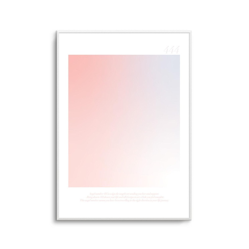 Angel Number 444 Art Print