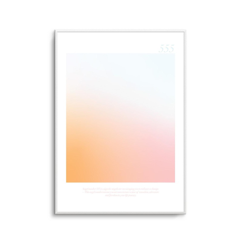 Angel Number 555 Art Print