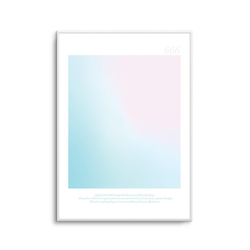 Angel Number 666 Art Print