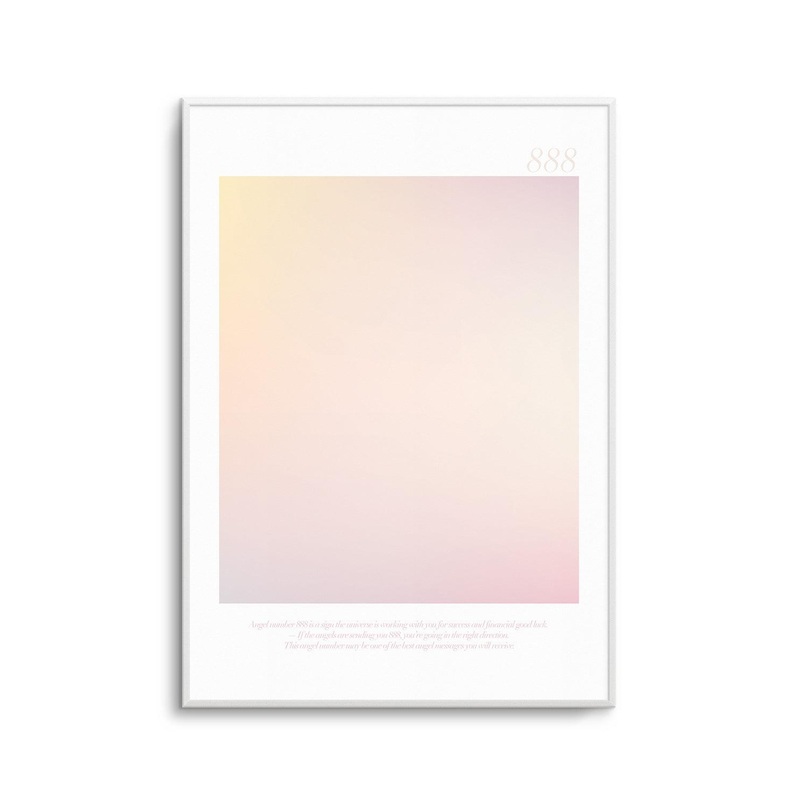 Angel Number 888 Art Print