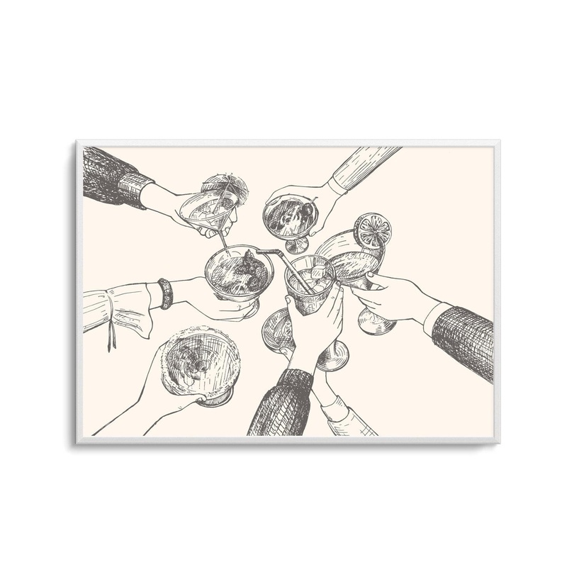 At The Bar Art Print