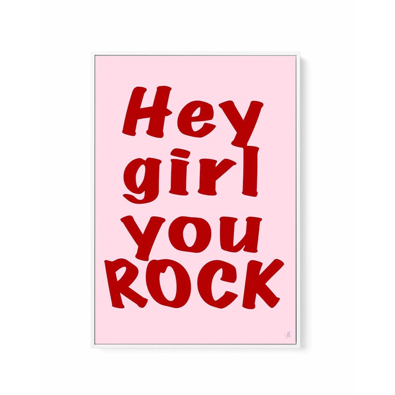 You ROCK! | Framed Canvas Art Print