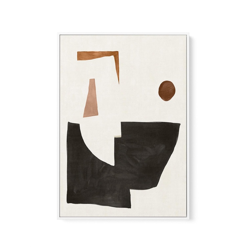 Abstract Study No 2 | Framed Canvas Art Print