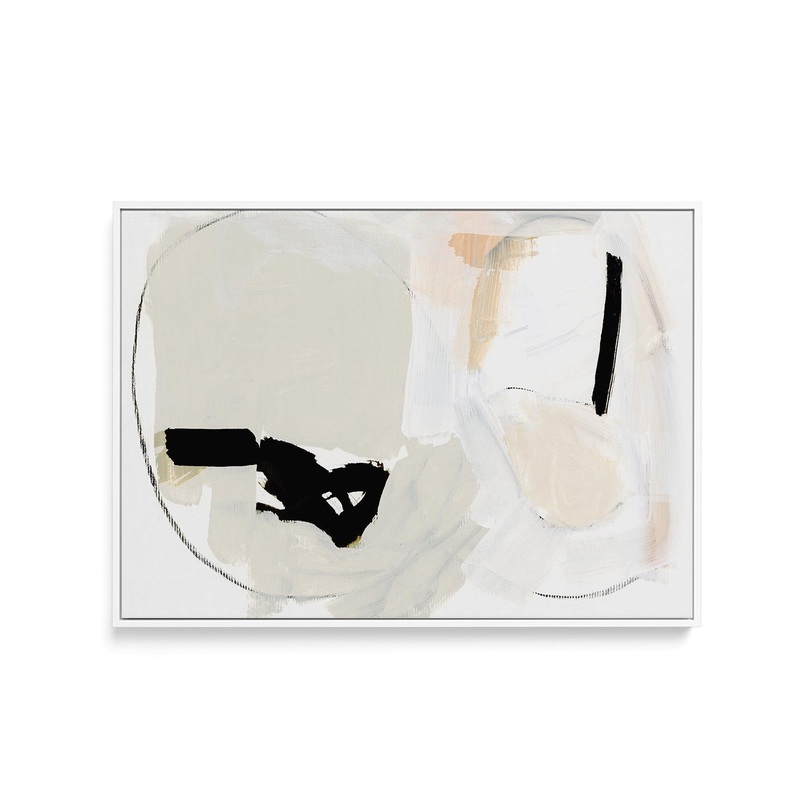 Apart by Dan Hobday | Framed Canvas Art Print