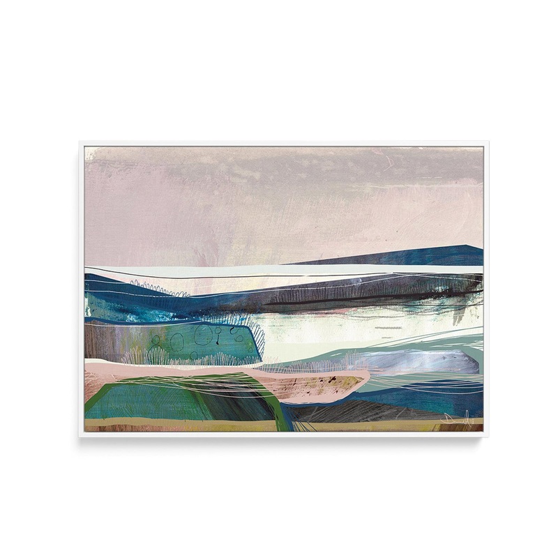 Bay by Dan Hobday | Framed Canvas Art Print