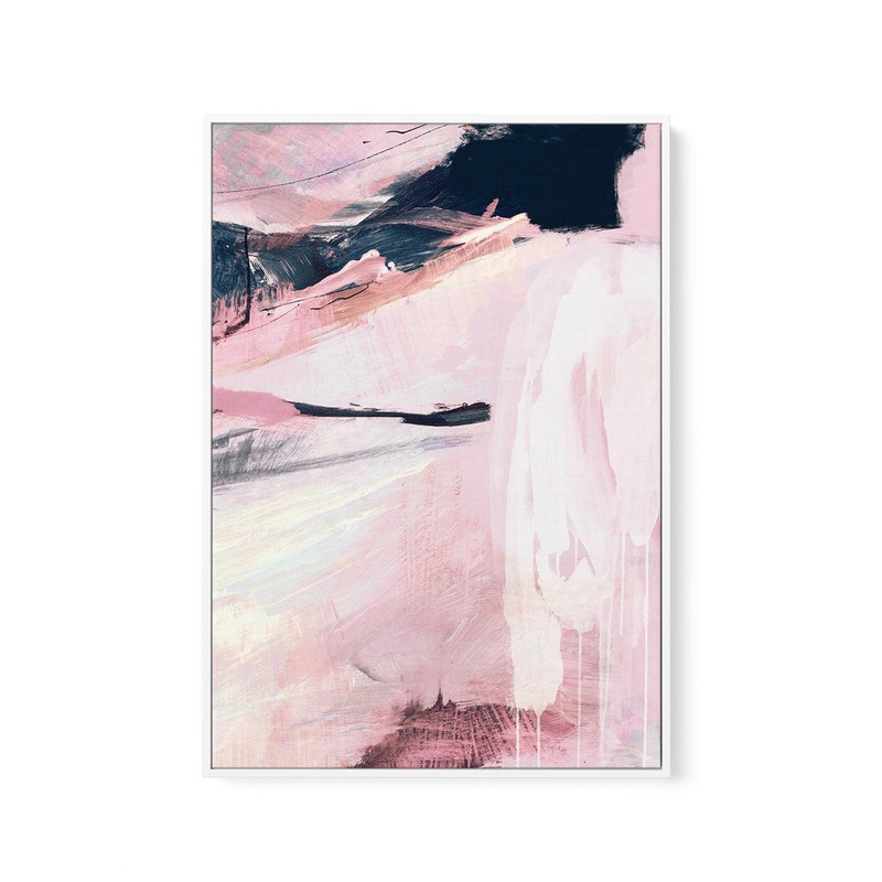Blushed by Dan Hobday | Framed Canvas Art Print