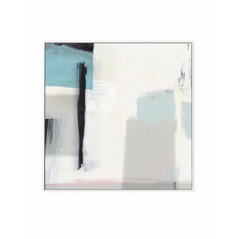 Aligned I SQ Framed Canvas Art Print