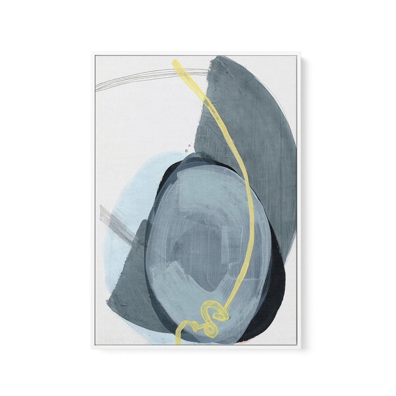 Azure Luxe II by Kirsta Benedetti | Framed Canvas Art Print