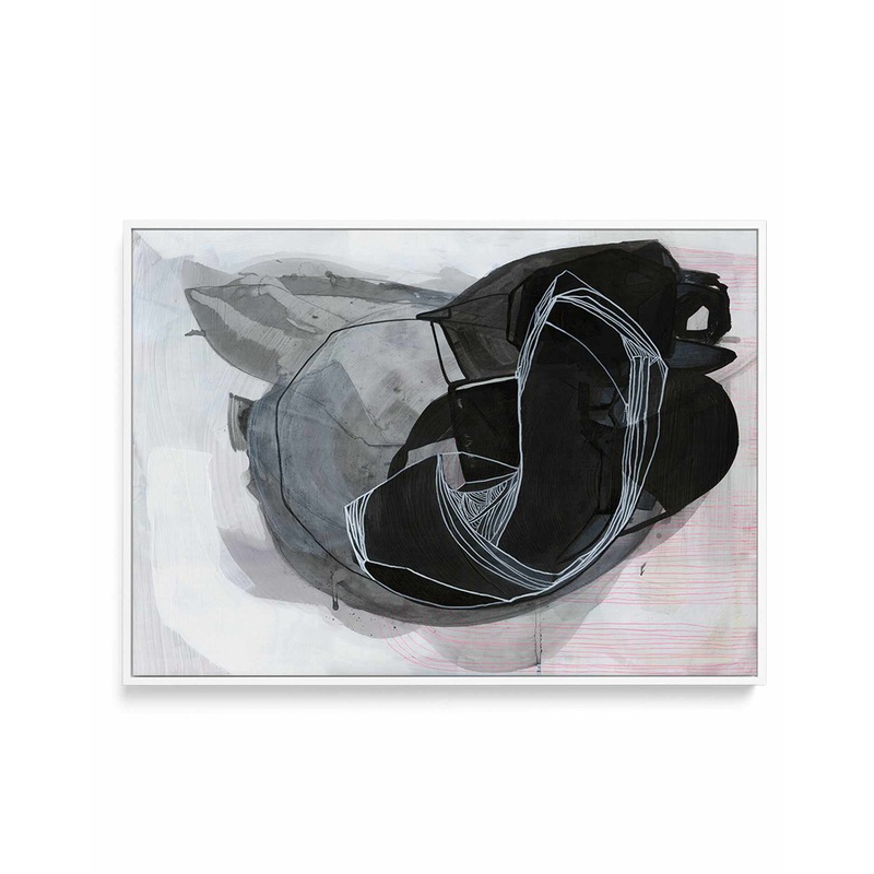 Azure Nights by Kirsta Benedetti | Framed Canvas Art Print