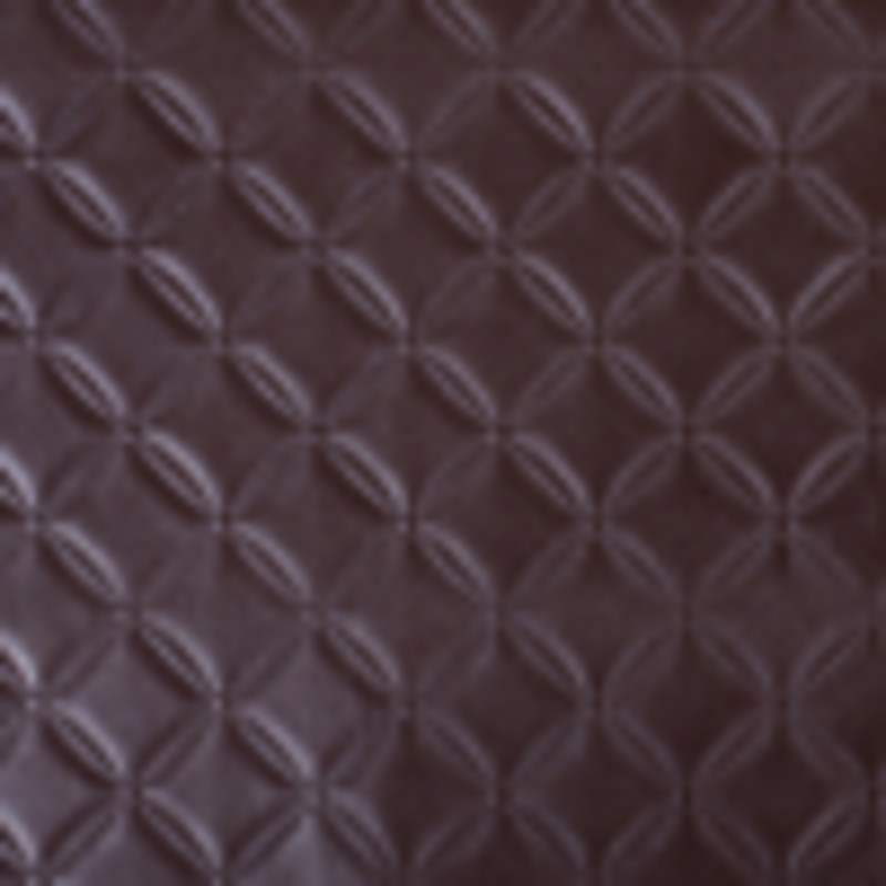 Chocolate Brown Quilted Vinyl