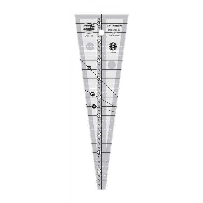 15 Degree Triangle Ruler # CGRT15 (Special Order)
