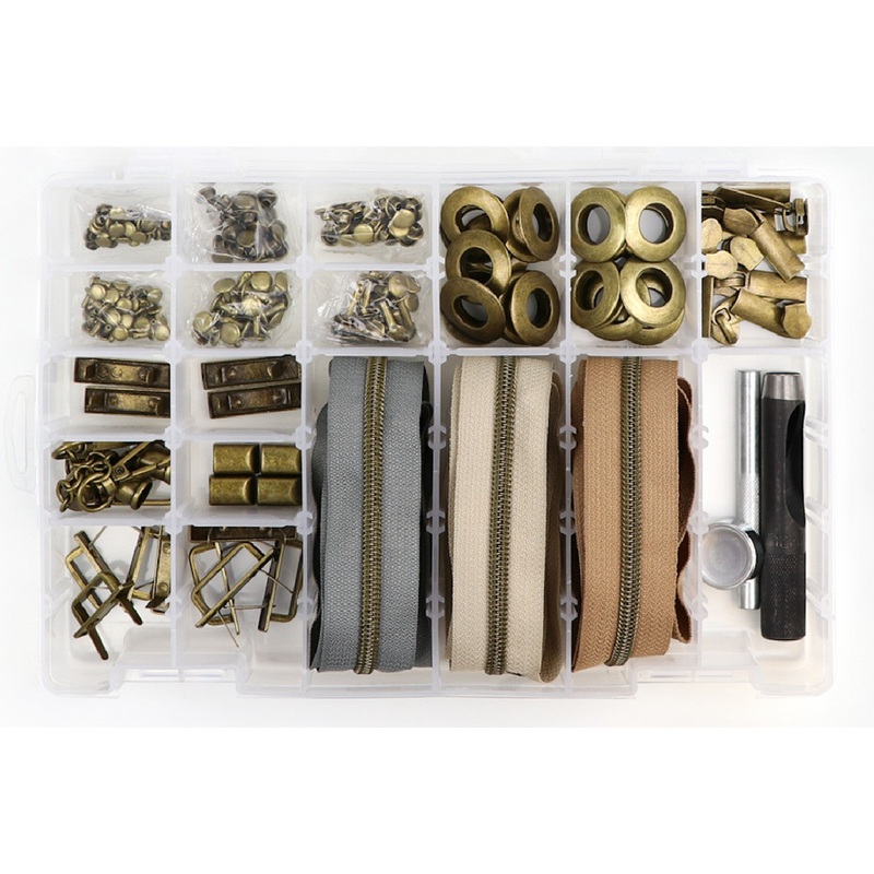 Artisan Hardware & Zipper Set - Multiple Colors - Special Order