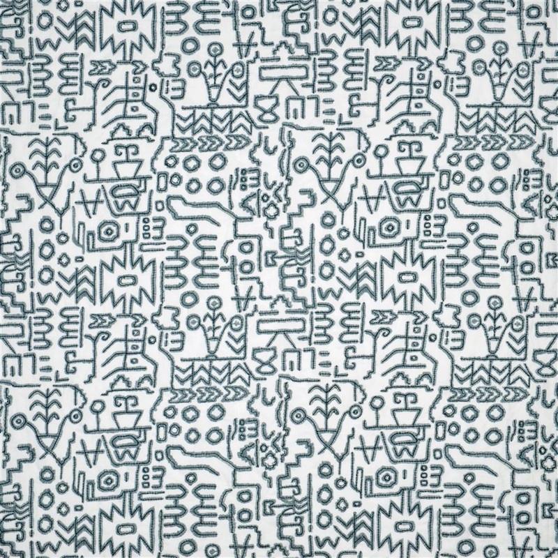 Tikal Slate Fabric
