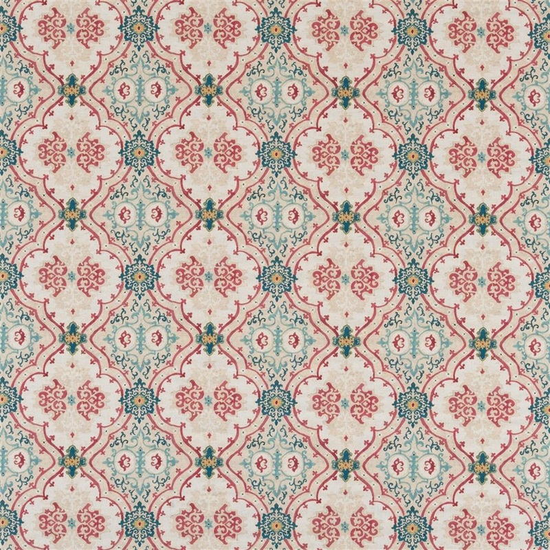 Valetta Peacock Fabric