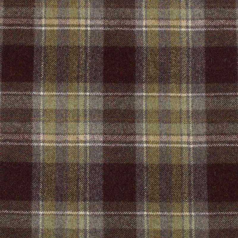 Abraham Moon Highland Heather Wool Fabric