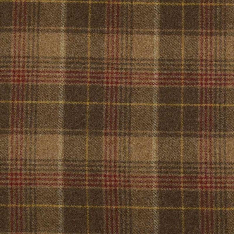 Abraham Moon Huntingtower Cocoa Wool Fabric