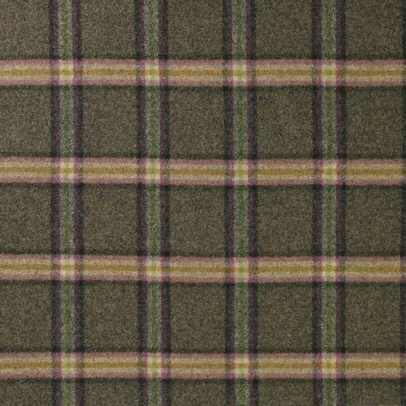Abraham Moon Settle Vintage Brown Fabric