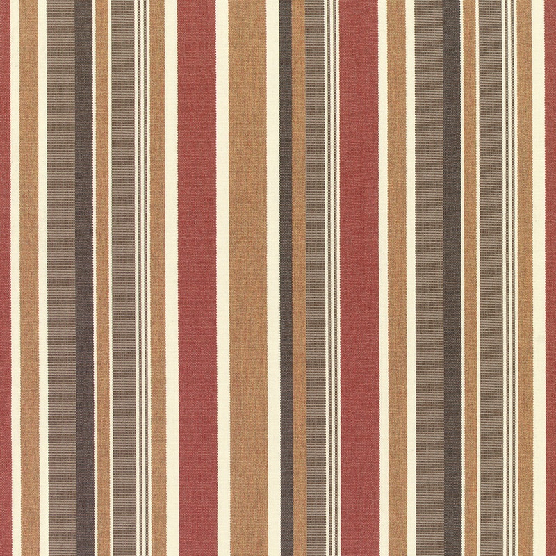 Sunbrella Furniture Stripes Brannon 5612 Redwood