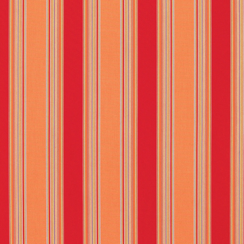 Sunbrella Furniture Stripes Bravada 5601 Salsa