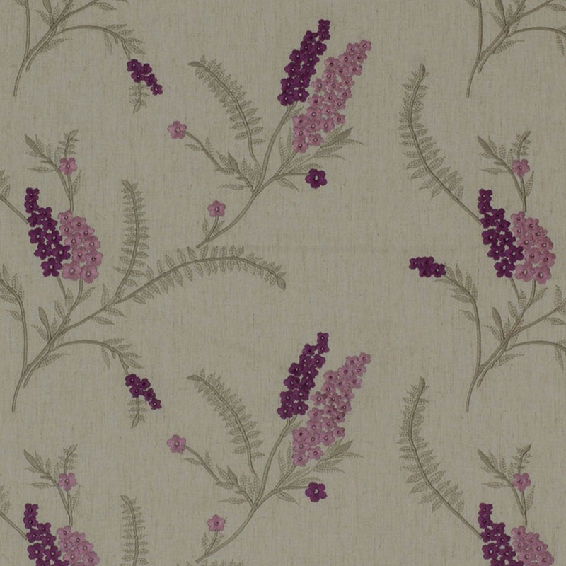 Home Decor Embroidery Fabric - Hawthorne Collection - Bloomfield - Mauve