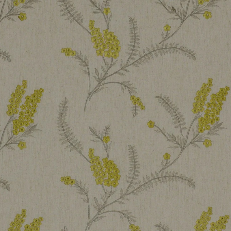 Home Decor Embroidery Fabric - Hawthorne Collection - Bloomfield - Mustard