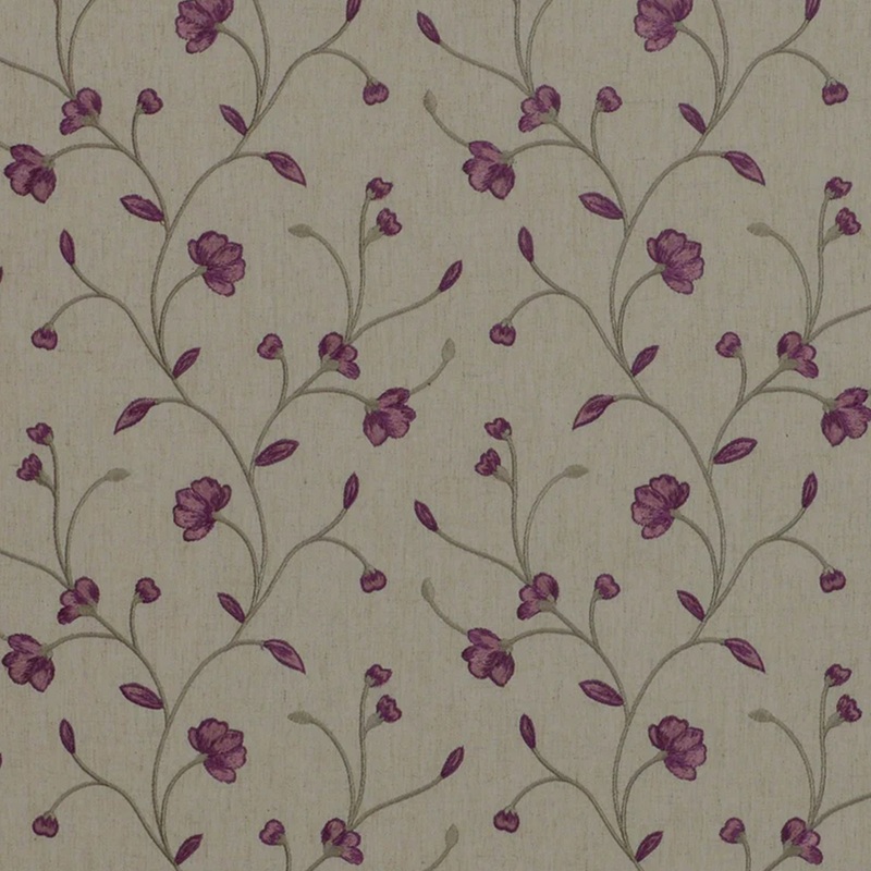 Home Decor Embroidery Fabric - Hawthorne Collection - Chadwick - Mauve