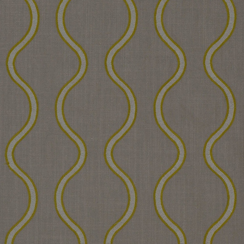 Home Decor Embroidery Fabric - Hawthorne Collection - Forester - Mustard