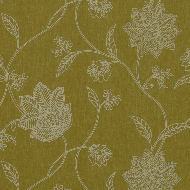 Home Decor Embroidery Fabric - Hawthorne Collection - Maitland - Mustard